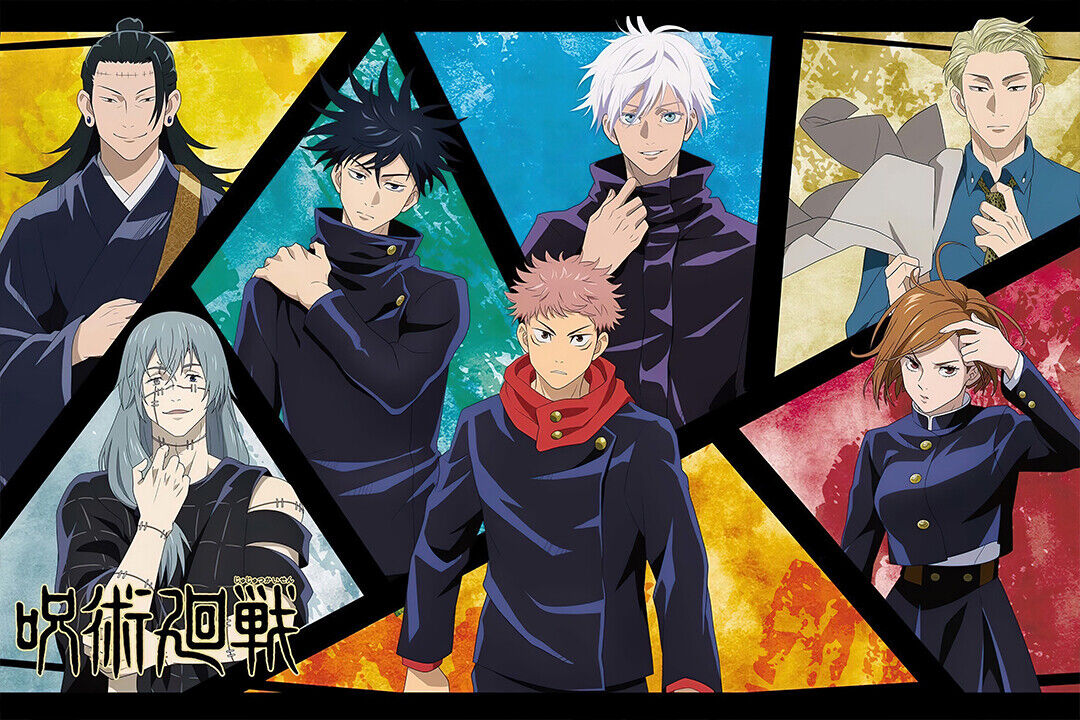 Jujutsu Kaisen Monster Fight Hot Japan Anime Poster Wall Art Print Home Wall Decor - xonomax