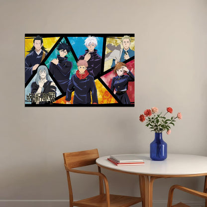 Jujutsu Kaisen Monster Fight Hot Japan Anime Poster Wall Art Print Home Wall Decor - xonomax