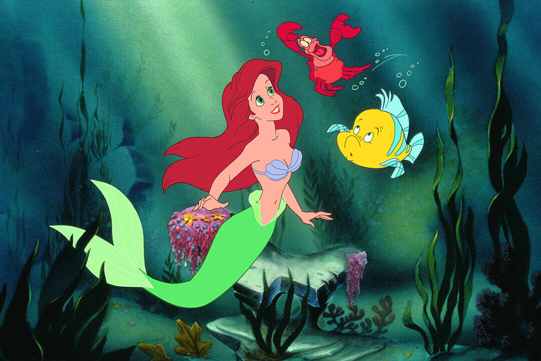 The Little Mermaid 30th Anniversary Movie Poster Wall Art Print Home Wall Decor