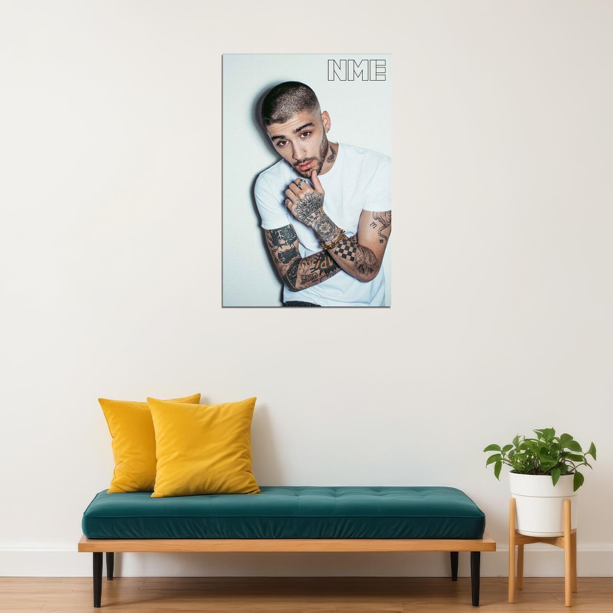 Zayn Malik Young Handsome Uk Singer Star Poster Wall Art Print Home Wall Decor