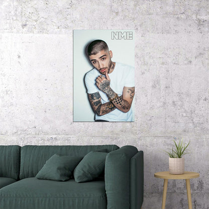 Zayn Malik Young Handsome Uk Singer Star Poster Wall Art Print Home Wall Decor