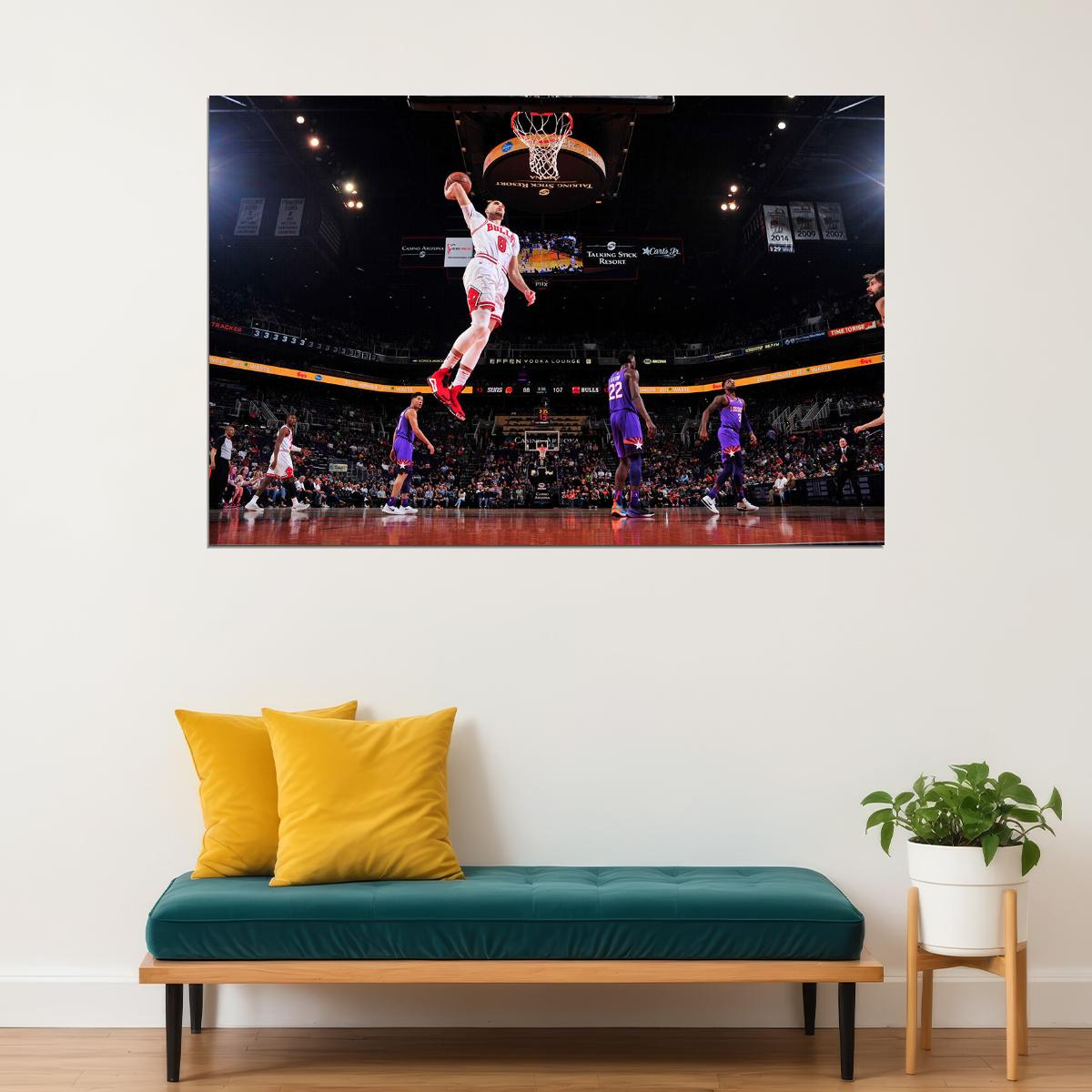 Zach Lavine Chicago Basketball Star Poster Wall Art Print Home Wall Decor