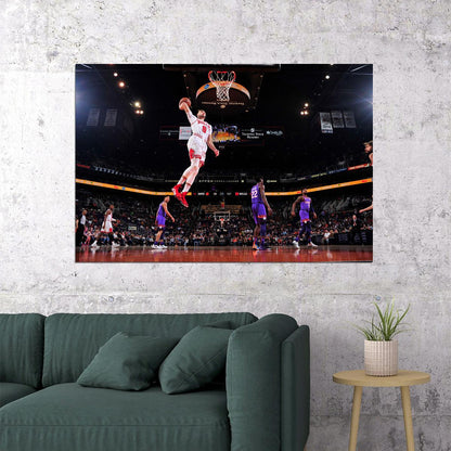 Zach Lavine Chicago Basketball Star Poster Wall Art Print Home Wall Decor