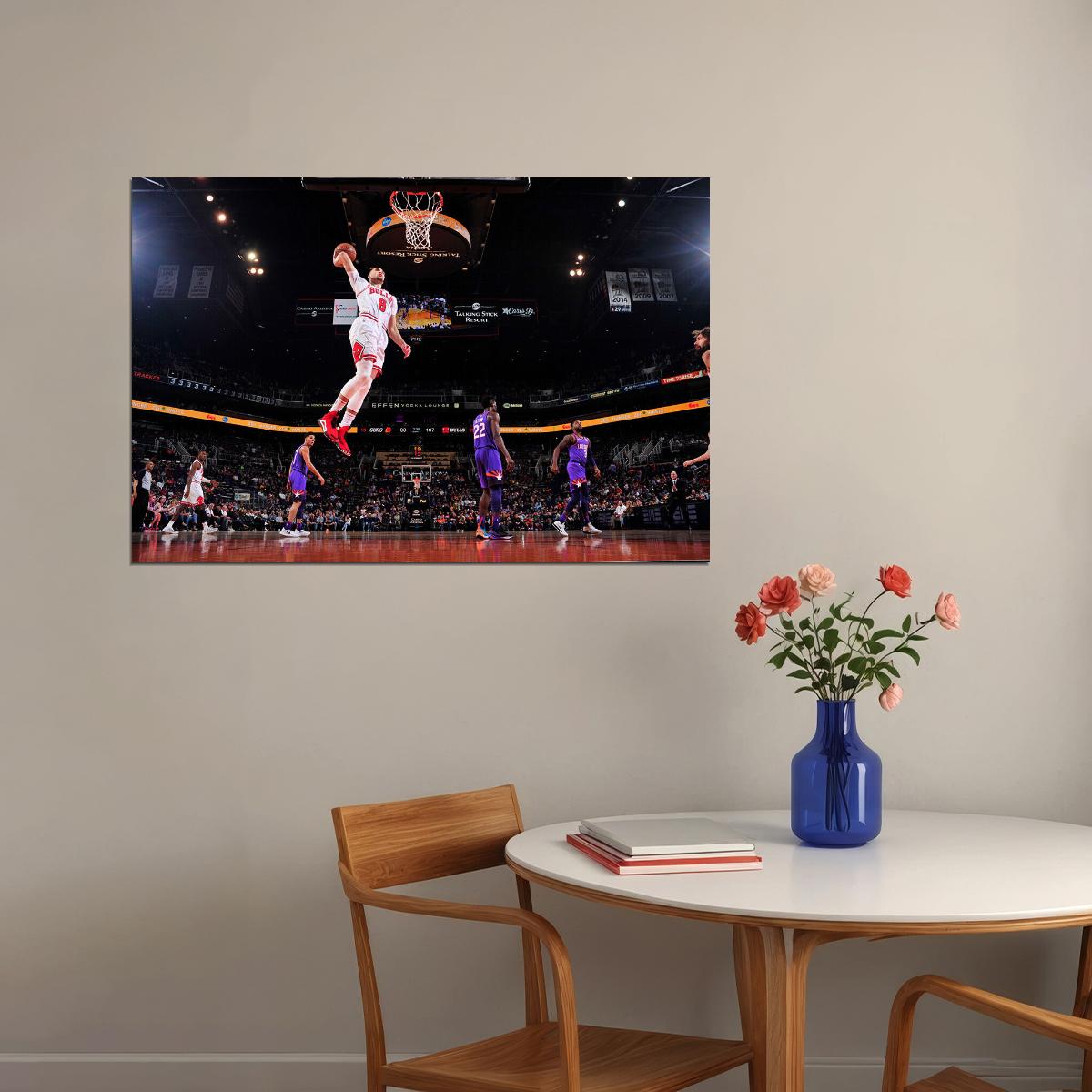 Zach Lavine Chicago Basketball Star Poster Wall Art Print Home Wall Decor