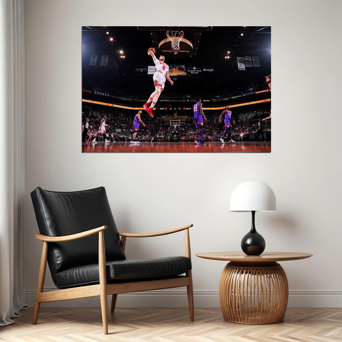 Zach Lavine Chicago Basketball Star Poster Wall Art Print Home Wall Decor