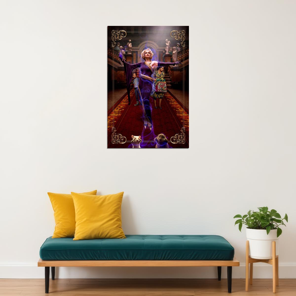 The Witches 2020 Anne Hathaway Mystery Movie Poster Wall Art Print Home Wall Decor - xonomax