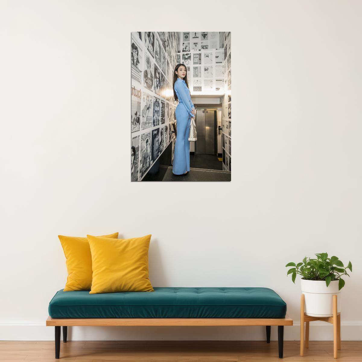 Iu Lee Ji Eun Korean Idol Singer Kpop Star Poster Wall Art Print Home Wall Decor - xonomax