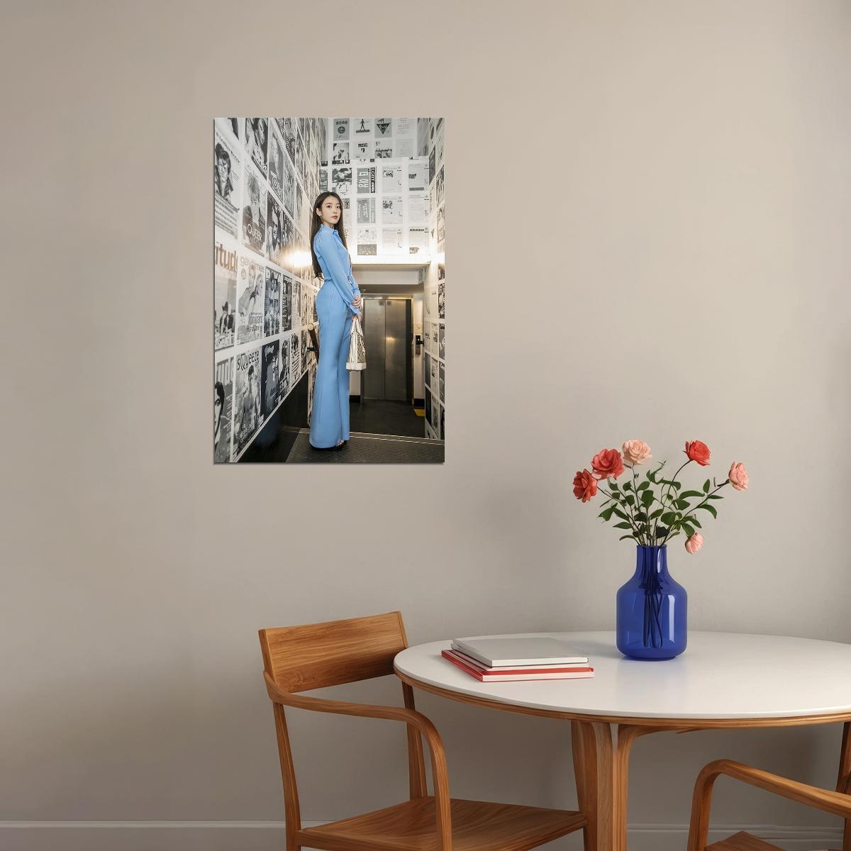 Iu Lee Ji Eun Korean Idol Singer Kpop Star Poster Wall Art Print Home Wall Decor - xonomax