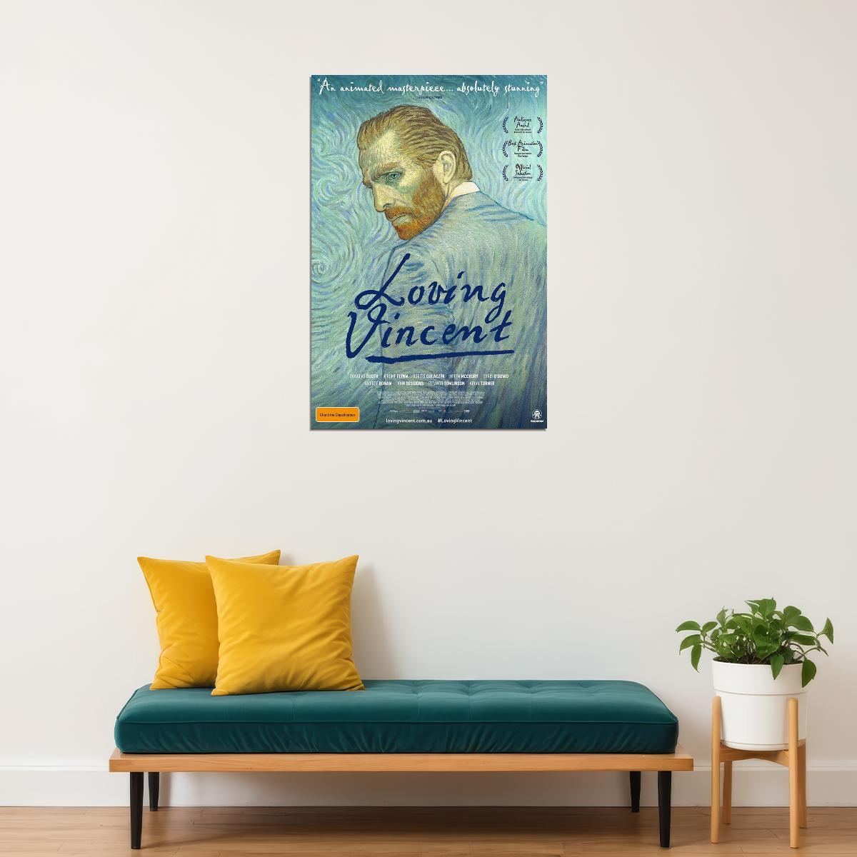 Loving Vincent Plot Biography 2017 Animation Movie Poster Wall Art Print Home Wall Decor - xonomax