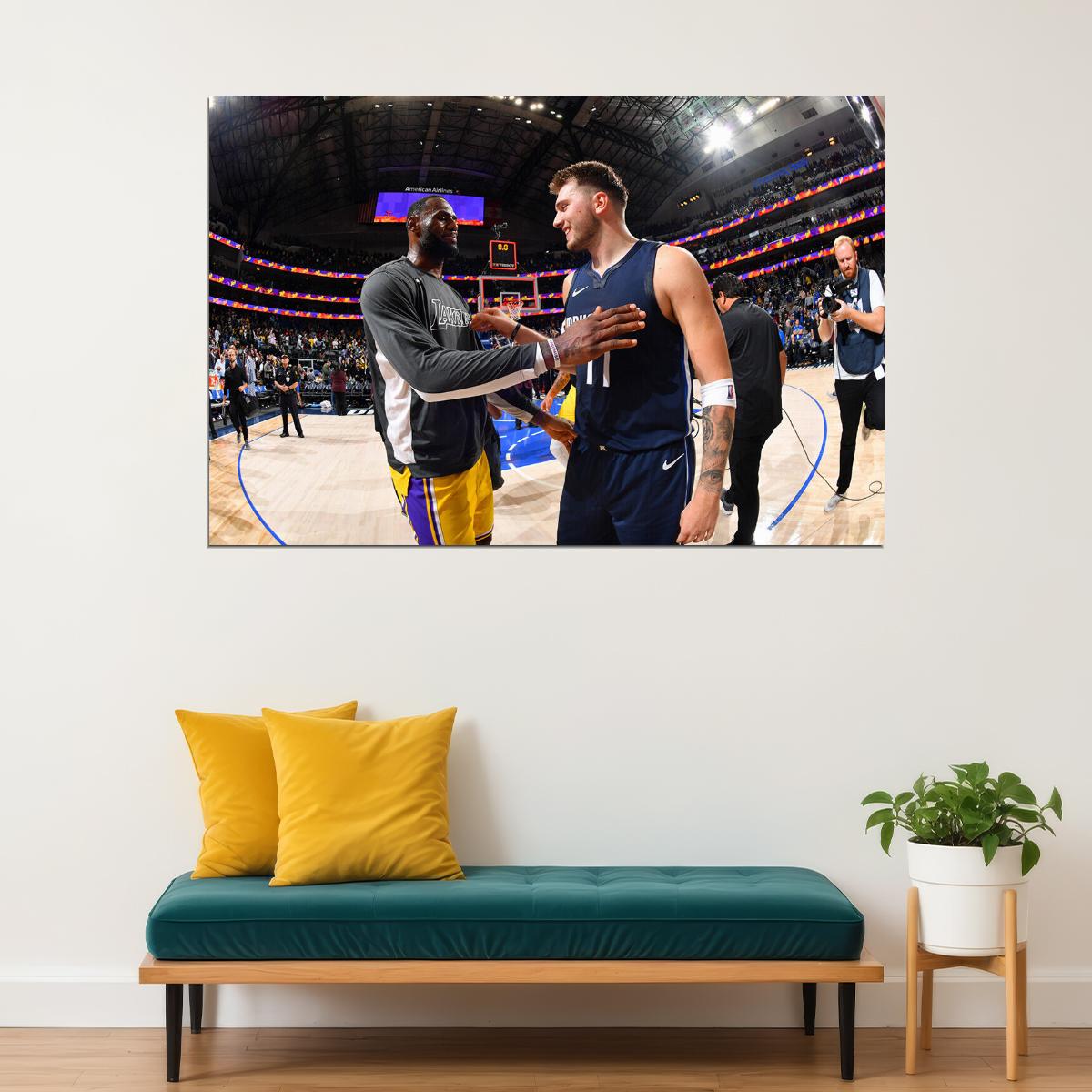 Luka Doncic Dallas Basketball Star Poster Wall Art Print Home Wall Decor - xonomax