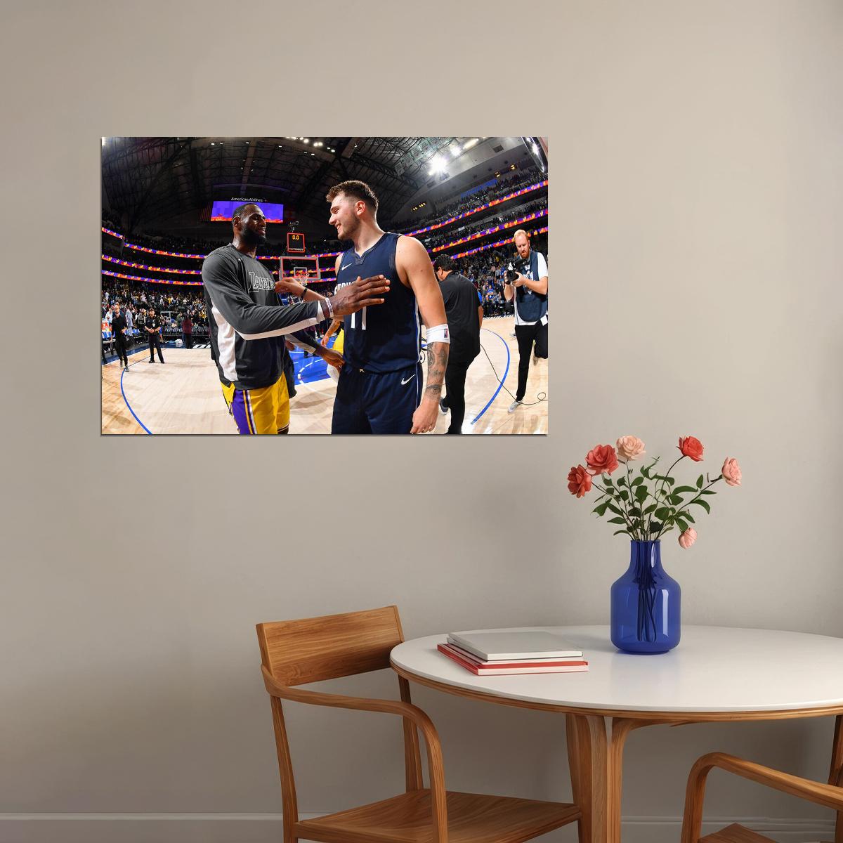Luka Doncic Dallas Basketball Star Poster Wall Art Print Home Wall Decor - xonomax