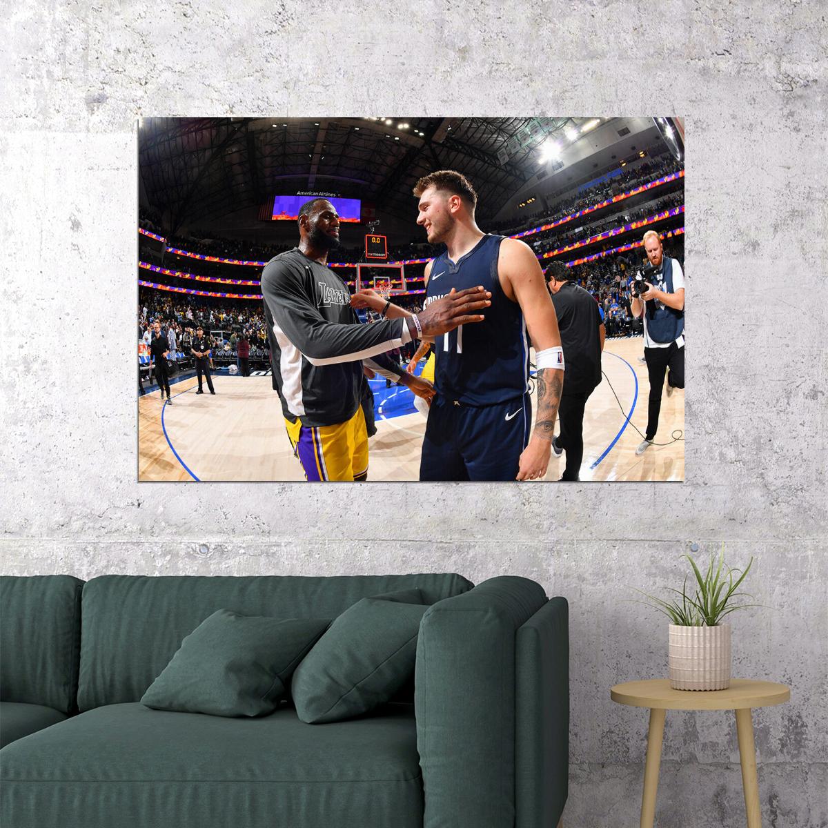 Luka Doncic Dallas Basketball Star Poster Wall Art Print Home Wall Decor - xonomax