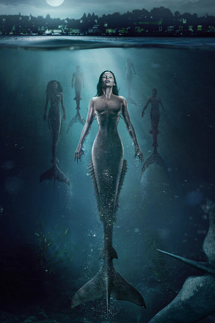 Siren Monster Mystery Tv Show Action Poster Wall Art Print Home Wall Decor - xonomax