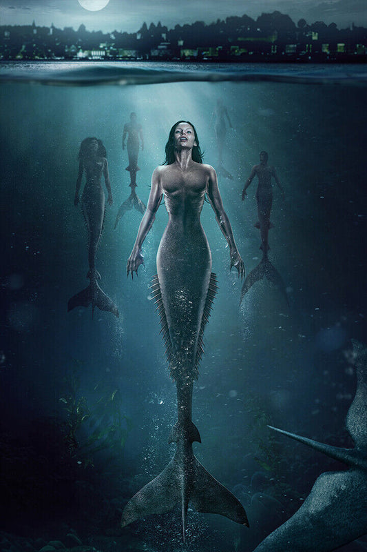 Siren Monster Mystery Tv Show Action Poster Wall Art Print Home Wall Decor - xonomax