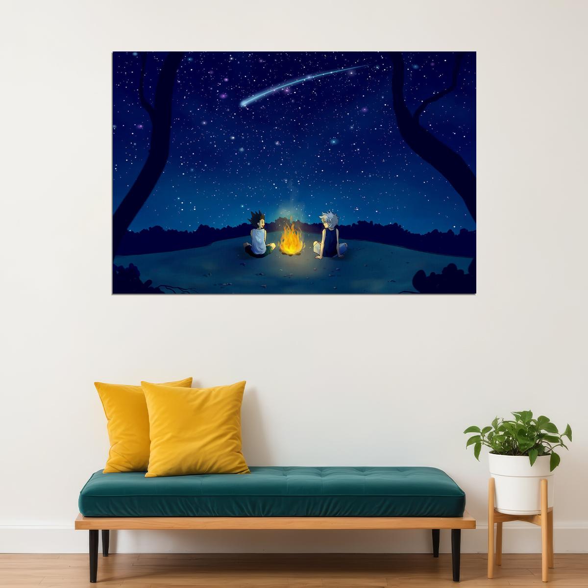 Hunter X Hunter Neferpitou Fight Anime Poster Wall Art Print Home Wall Decor - xonomax