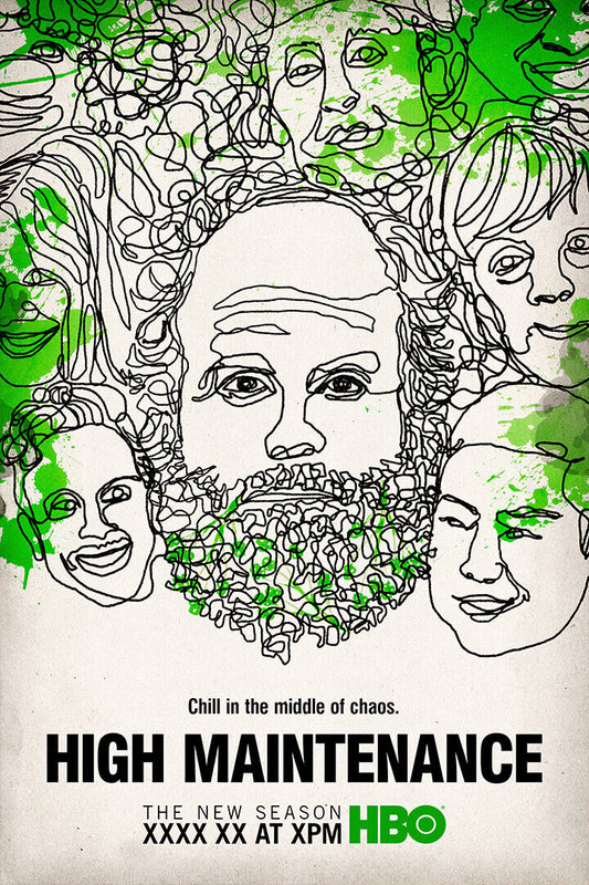 High Maintenance Ben Sinclair Season 4 Usa Tv Show Poster Wall Art Print Home Wall Decor - xonomax