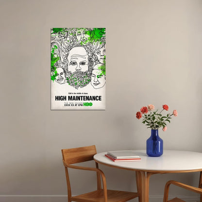 High Maintenance Ben Sinclair Season 4 Usa Tv Show Poster Wall Art Print Home Wall Decor - xonomax