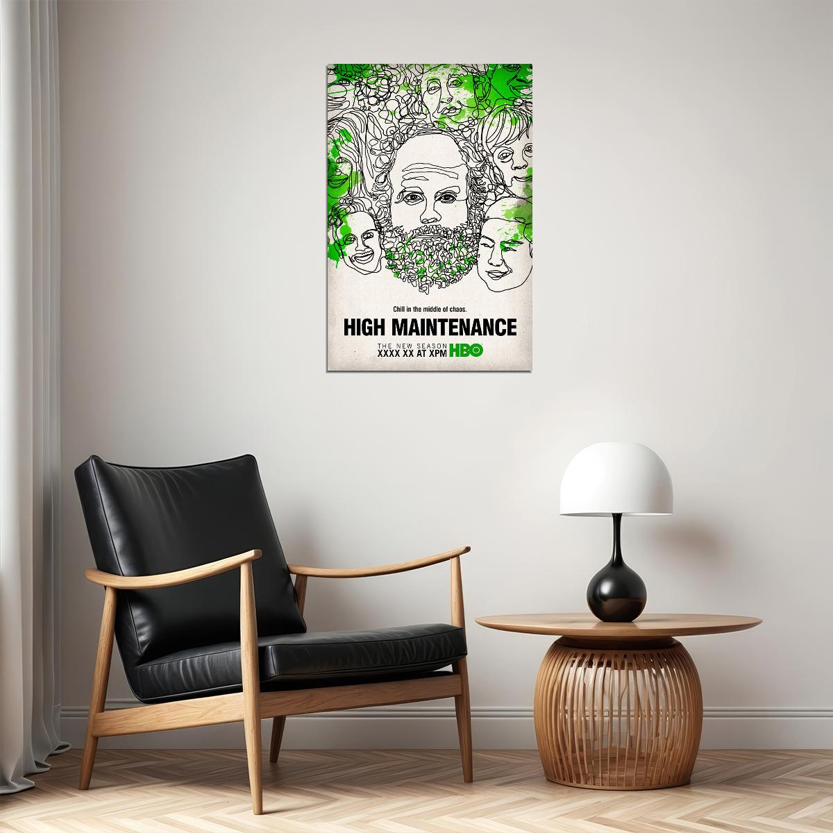 High Maintenance Ben Sinclair Season 4 Usa Tv Show Poster Wall Art Print Home Wall Decor - xonomax