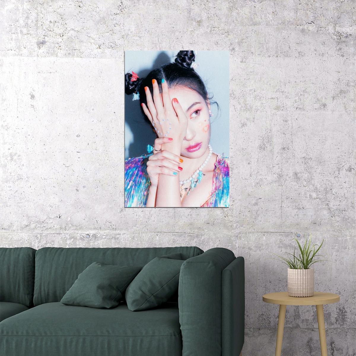 Lee Sun Mi Sunmi Lee Korea Girl Singer Star Poster Wall Art Print Home Wall Decor - xonomax