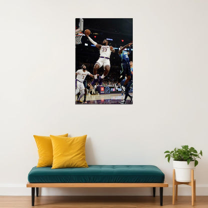 Lebron James La Mvp Basketball Poster Wall Art Print Home Wall Decor - xonomax