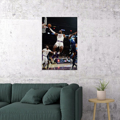 Lebron James La Mvp Basketball Poster Wall Art Print Home Wall Decor - xonomax