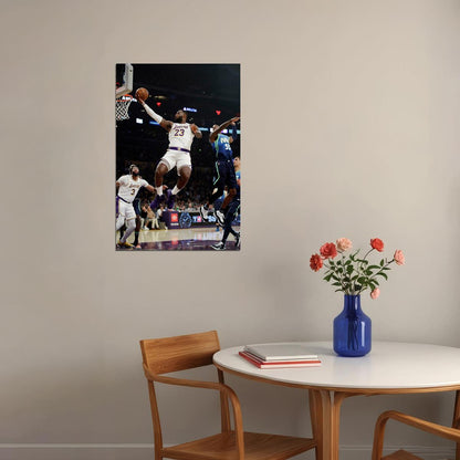 Lebron James La Mvp Basketball Poster Wall Art Print Home Wall Decor - xonomax