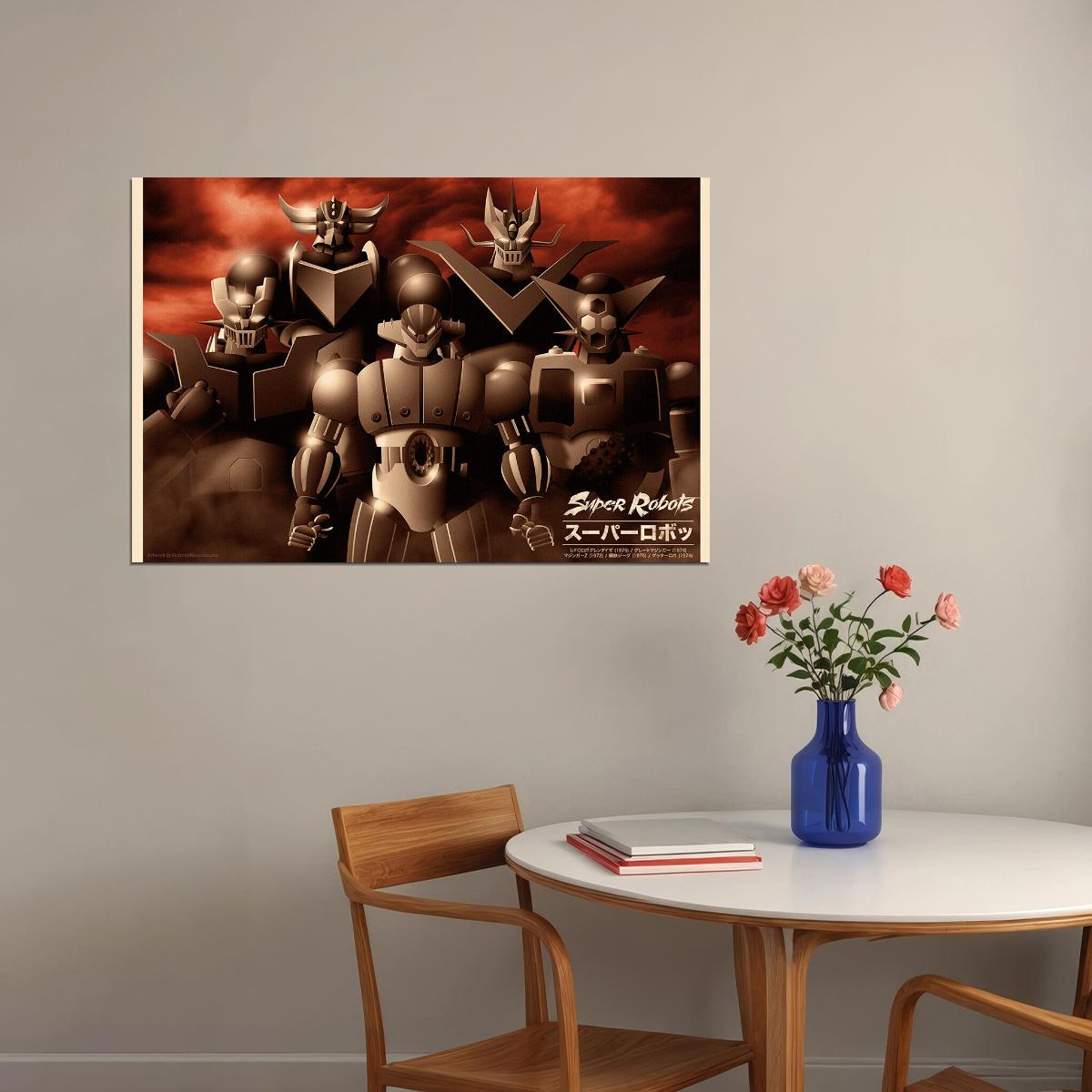 Mazinger Z 2018 Ai Kayano Mecha Japan Movie Poster Wall Art Print Home Wall Decor - xonomax