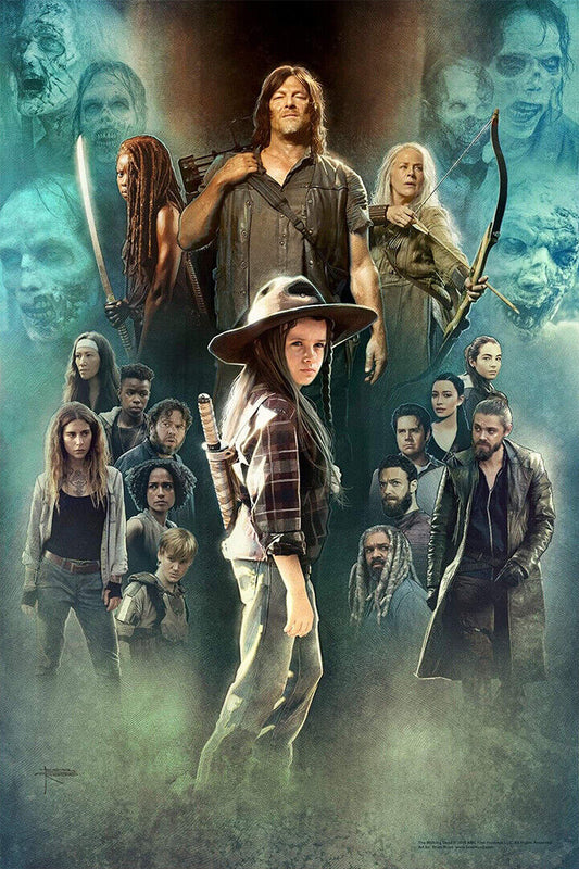 The Walking Dead Twd Season 10 Tv Series Poster Wall Art Print Home Wall Decor - xonomax