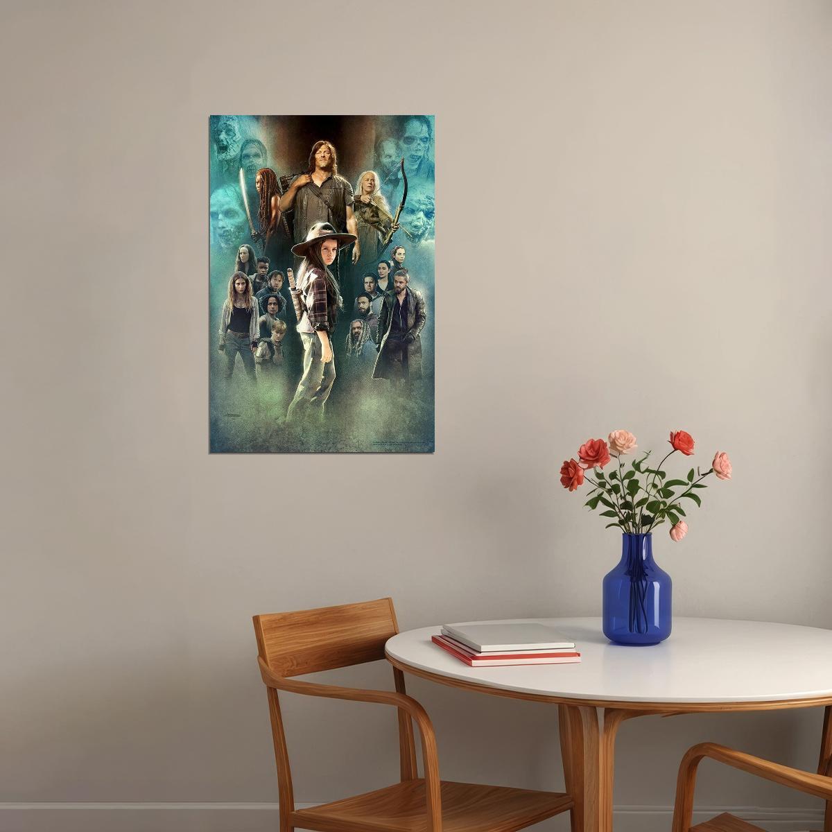 The Walking Dead Twd Season 10 Tv Series Poster Wall Art Print Home Wall Decor - xonomax