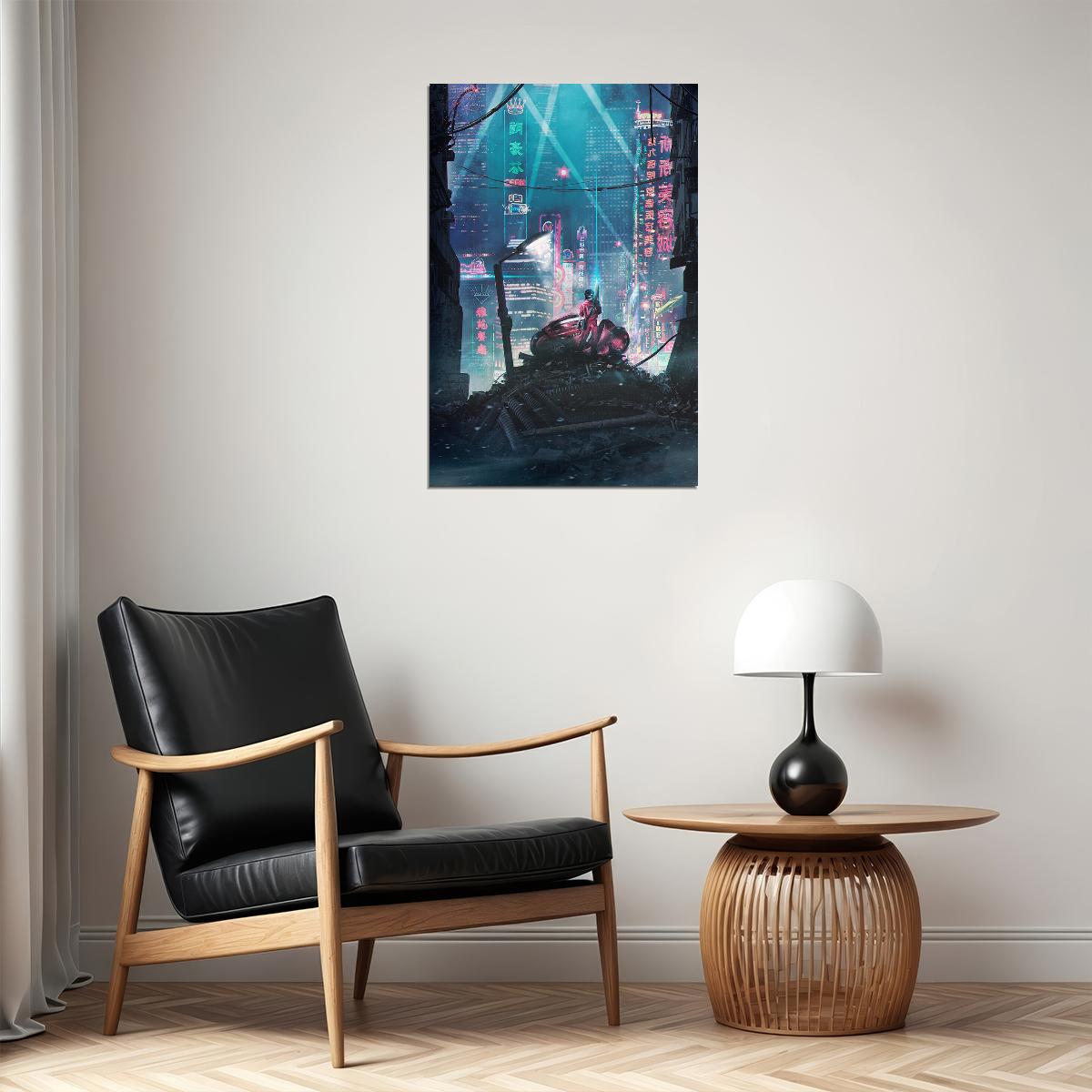Akira Red Fighting Hot Japan Anime Action Poster Wall Art Print Home Wall Decor - xonomax