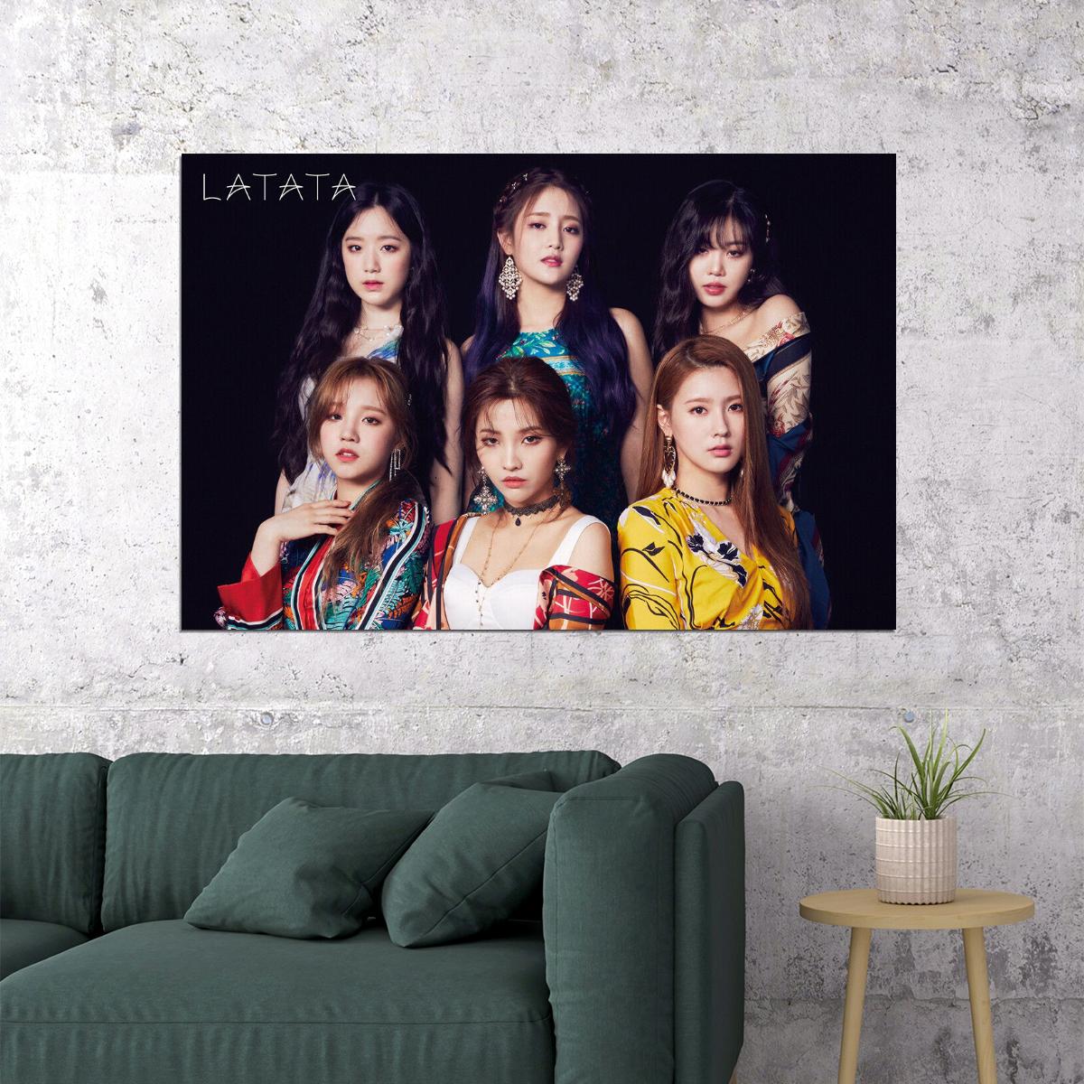 G Idle Gidle Soyeon Yuqi Miyeon Soojin Star Poster Wall Art Print Home Wall Decor - xonomax