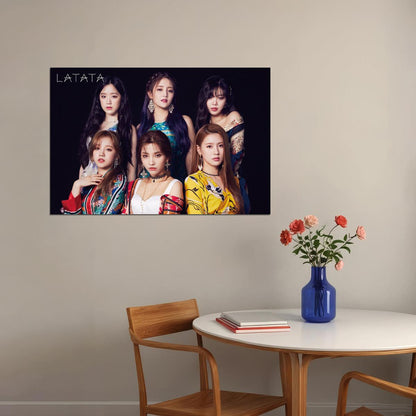 G Idle Gidle Soyeon Yuqi Miyeon Soojin Star Poster Wall Art Print Home Wall Decor - xonomax