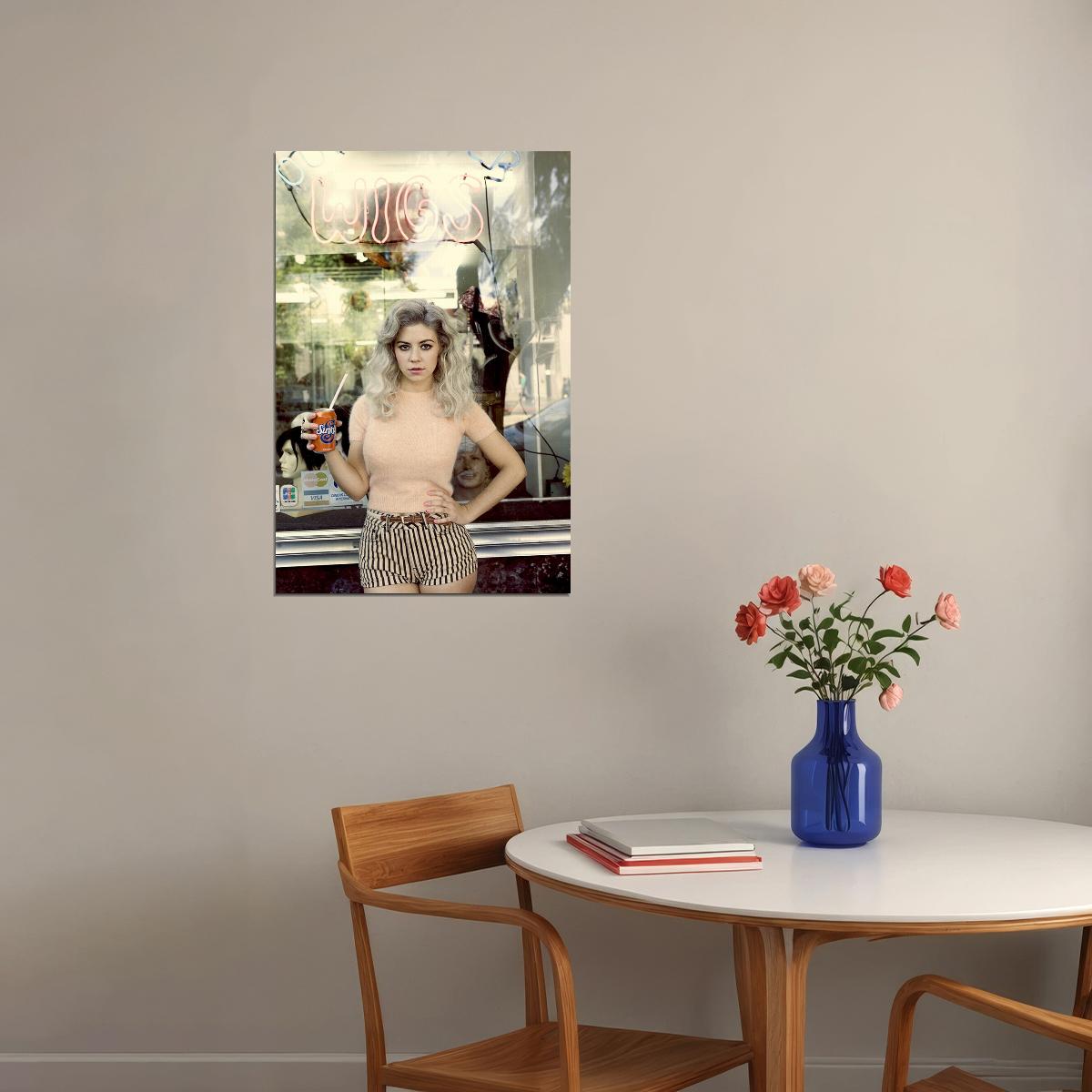 Marina And The Diamonds Music Lambrini Diamandis Poster Wall Art Print Home Wall Decor - xonomax