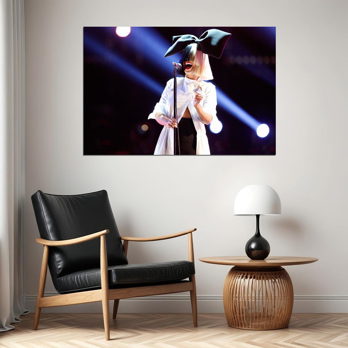 Sia Singer Girl Hot Star Artist Lyricist Poster Wall Art Print Home Wall Decor - xonomax