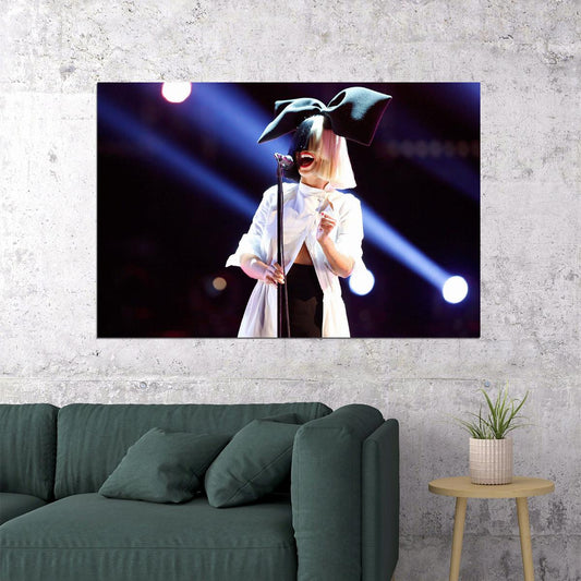 Sia Singer Girl Hot Star Artist Lyricist Poster Wall Art Print Home Wall Decor - xonomax