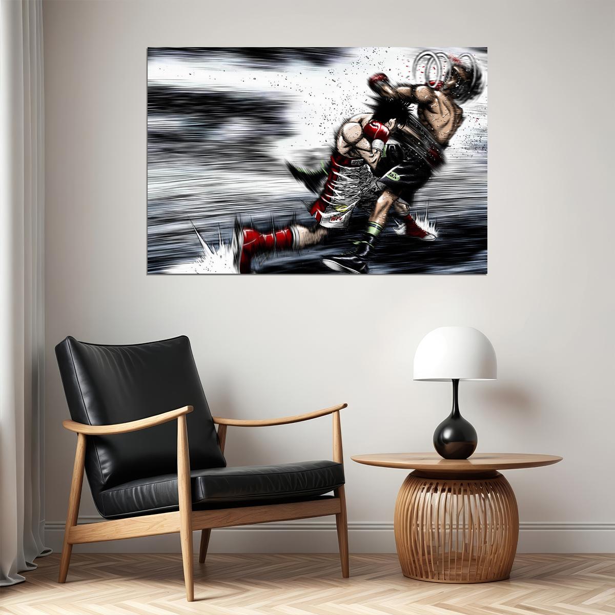 Hajime No Ippo New Challenger Rising Boxing Anime Poster Wall Art Print Home Wall Decor - xonomax