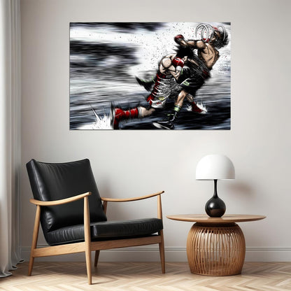 Hajime No Ippo New Challenger Rising Boxing Anime Poster Wall Art Print Home Wall Decor - xonomax