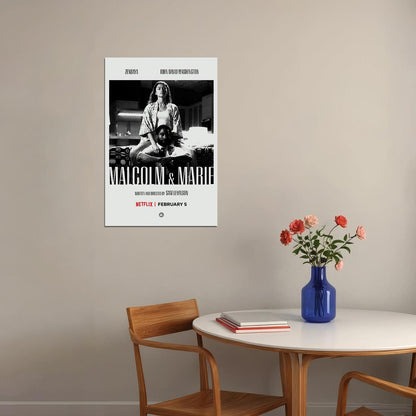 Malcolm And Marie Love Hot Movie Romantic Poster Wall Art Print Home Wall Decor - xonomax