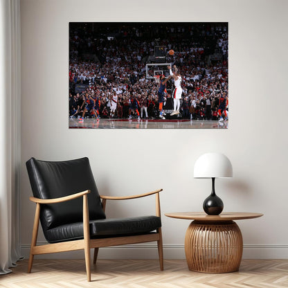 Damian Lillard Portland Basketball Poster Wall Art Print Home Wall Decor - xonomax