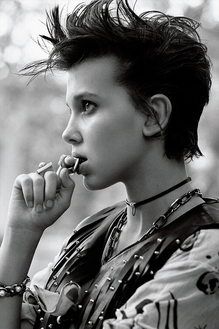 Millie Bobby Brown Eleven Uk Actor Star Poster Wall Art Print Home Wall Decor - xonomax