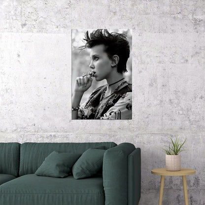 Millie Bobby Brown Eleven Uk Actor Star Poster Wall Art Print Home Wall Decor - xonomax