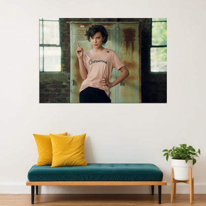 Millie Bobby Brown Eleven Uk Actor Artist Poster Wall Art Print Home Wall Decor - xonomax