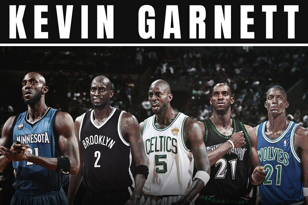 Dunk Block Star Kevin Garnett Basketball Poster Wall Art Print Home Wall Decor - xonomax