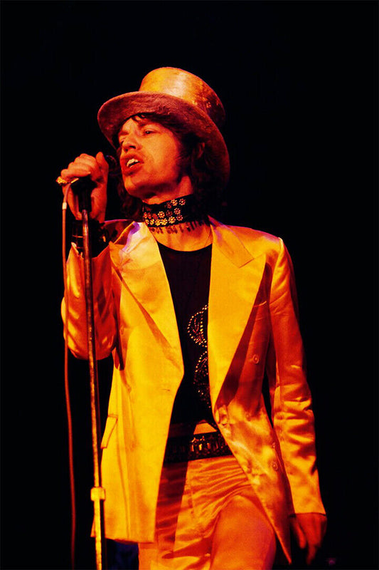 Mick Jagger On Stage Creator Filmmaker Poster Wall Art Print Home Wall Decor - xonomax