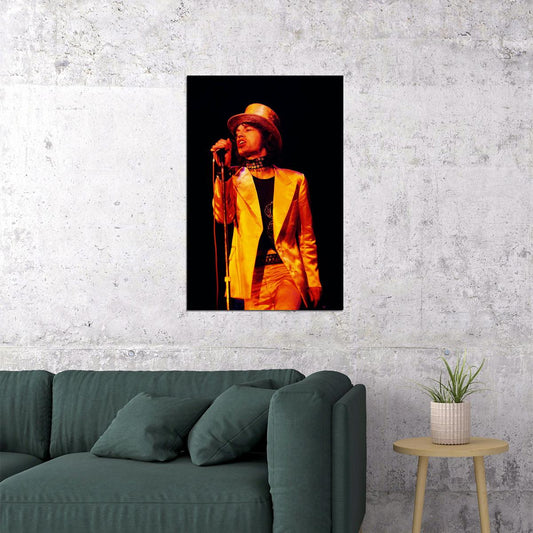 Mick Jagger On Stage Creator Filmmaker Poster Wall Art Print Home Wall Decor - xonomax