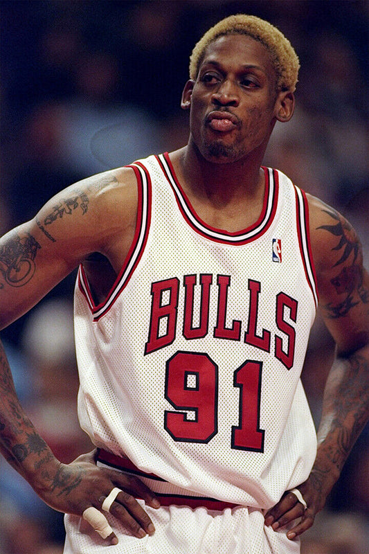 Dennis Rodman Chicago Top Rebound Star Poster Wall Art Print Home Wall Decor - xonomax