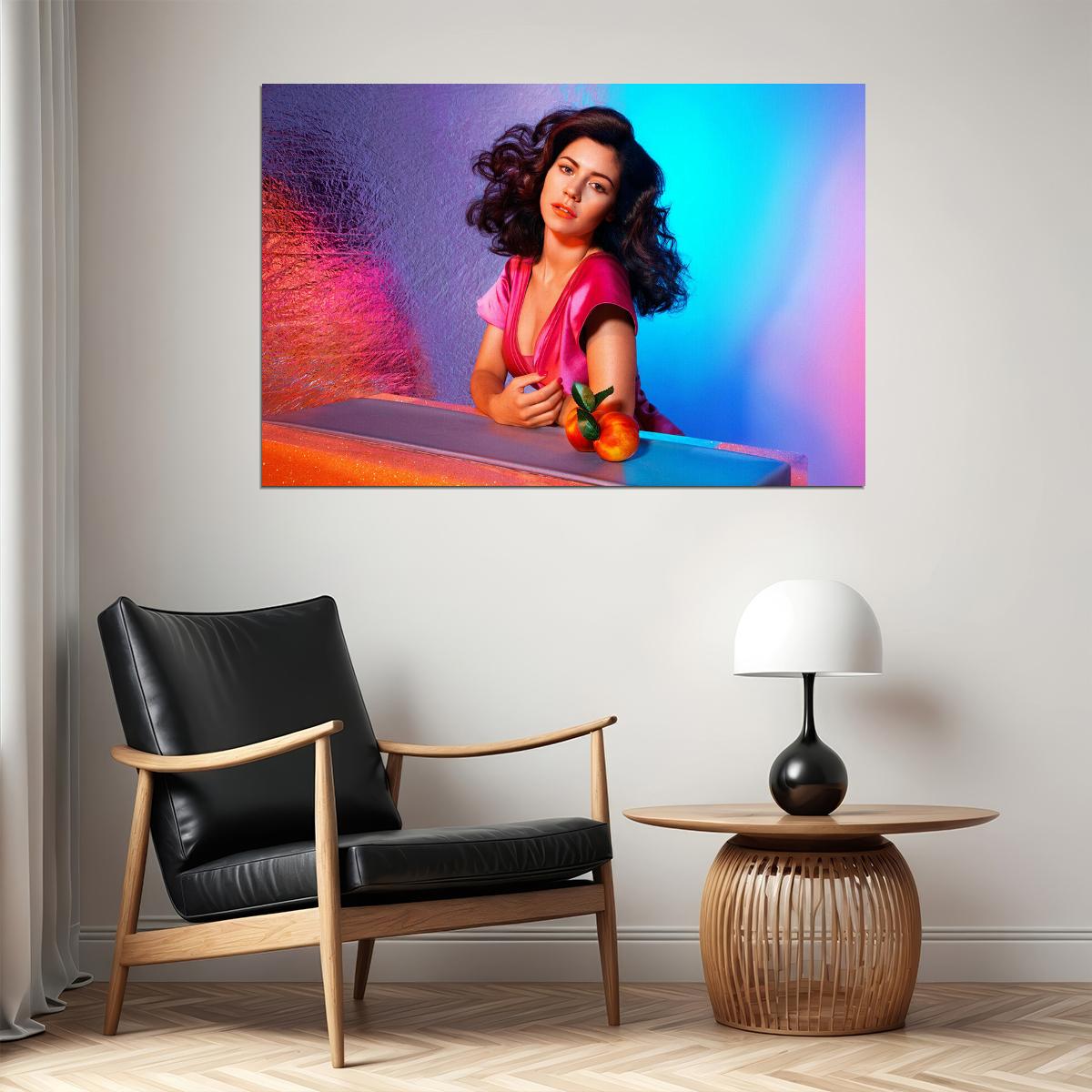 Marina And The Diamonds Singer Lambrini Diamandis Poster Wall Art Print Home Wall Decor - xonomax