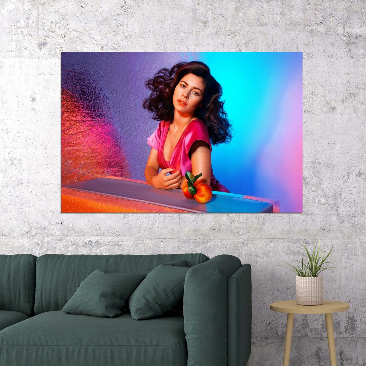 Marina And The Diamonds Singer Lambrini Diamandis Poster Wall Art Print Home Wall Decor - xonomax