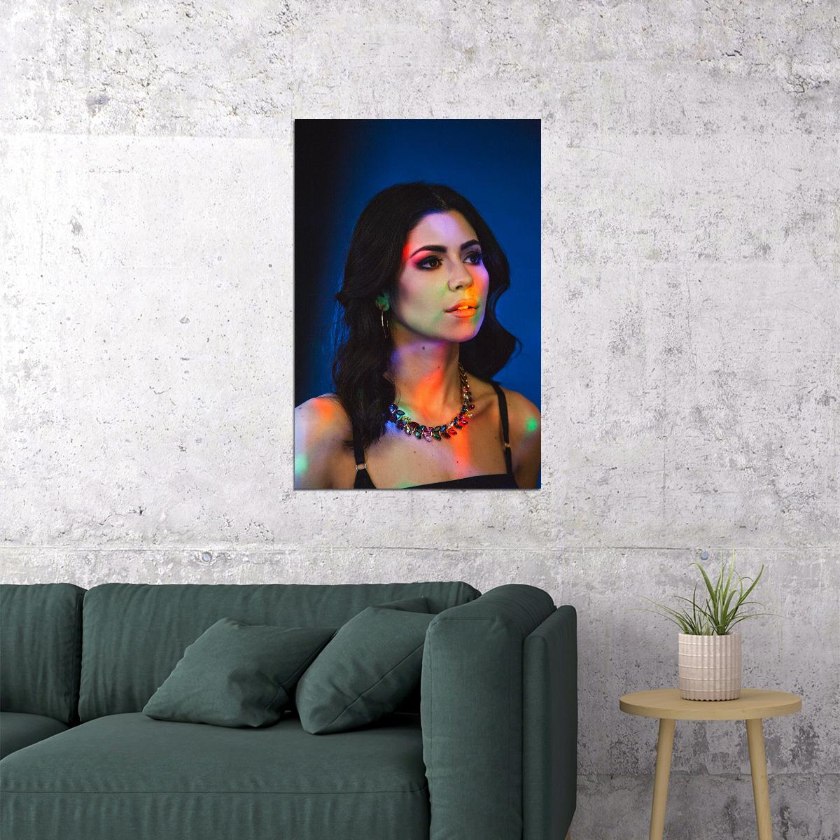 Marina And The Diamonds Singer Lambrini Diamandis Poster Wall Art Print Home Wall Decor - xonomax