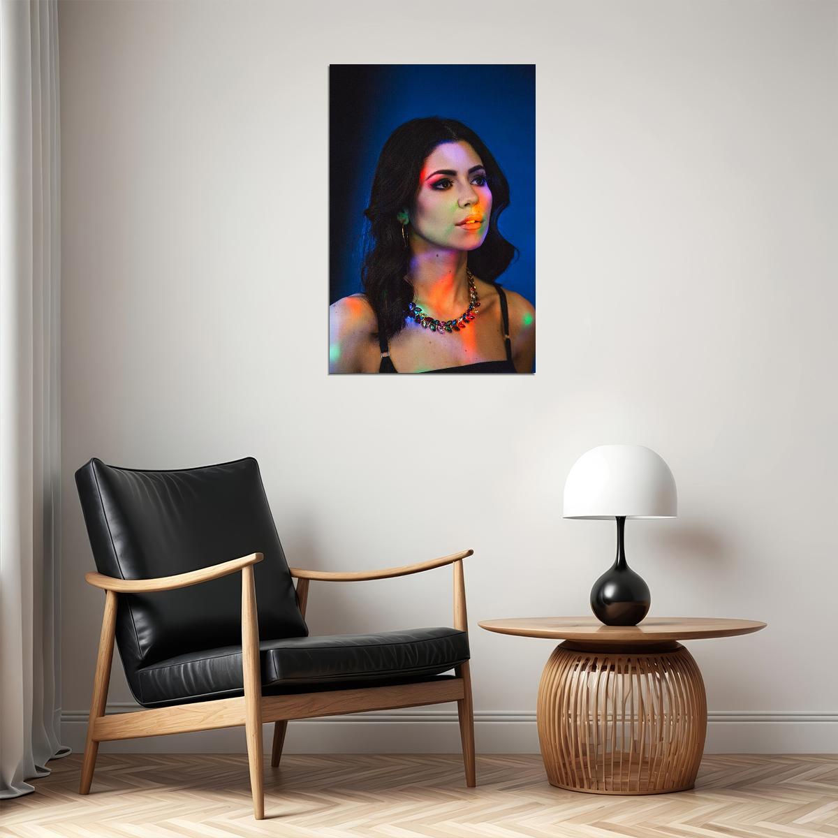 Marina And The Diamonds Singer Lambrini Diamandis Poster Wall Art Print Home Wall Decor - xonomax